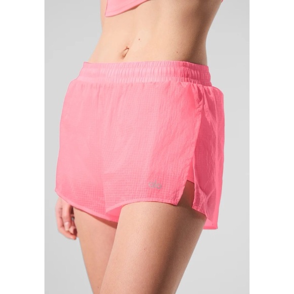ALO Yoga Pants - NWT Alo Yoga Game Time Short in Neon Bubblegum Pink Small